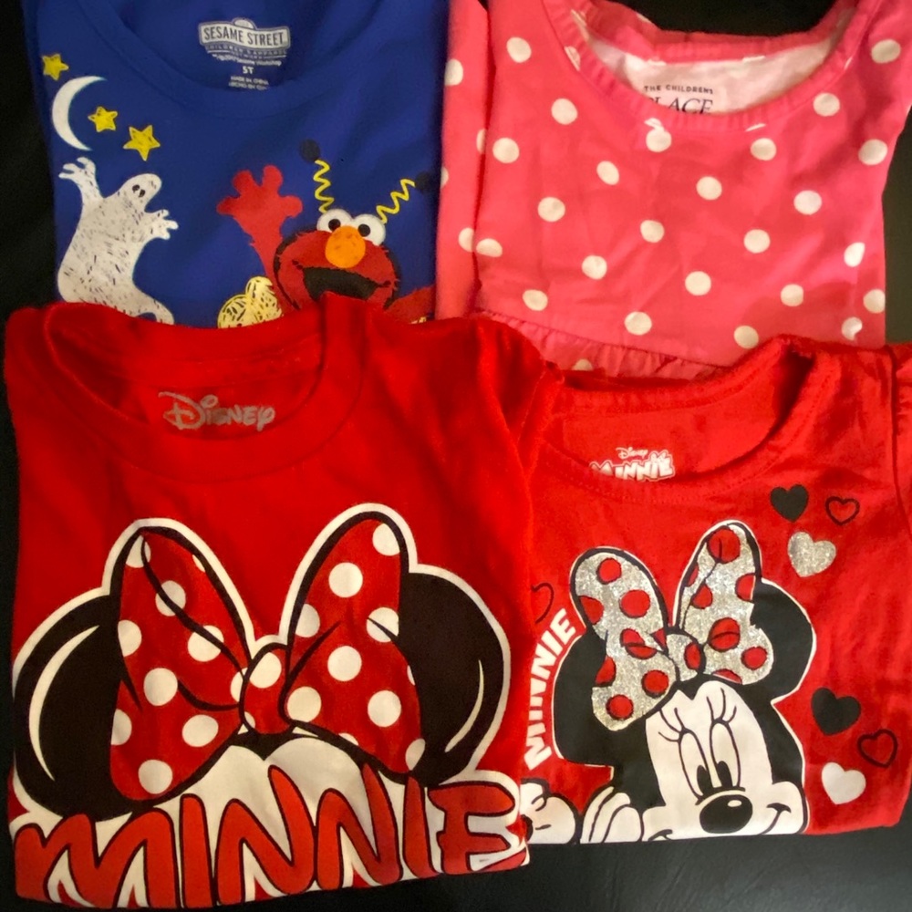 Little Girls Fun Shirt Bundle *Size 5T* 🌸🌈🌸 - Picture 2 of 2